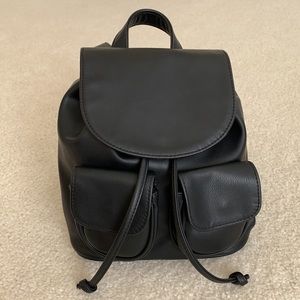 Black Mini Backpack